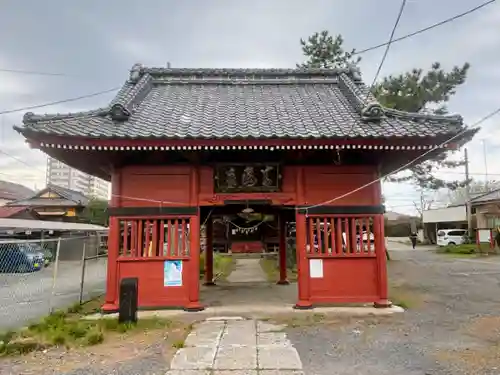 青梅神社の山門・神門