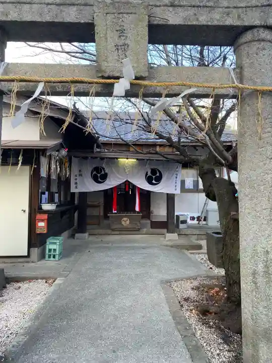 山王宮 日吉神社の鳥居
