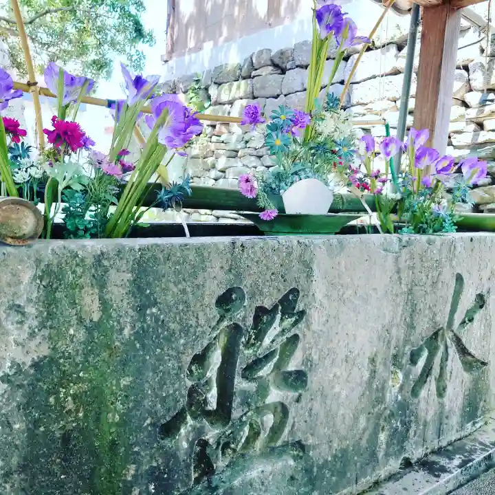 福島八幡宮の手水舎