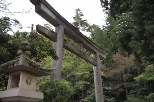 鳥海山大物忌神社蕨岡口ノ宮の鳥居