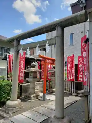 穏田神社の鳥居