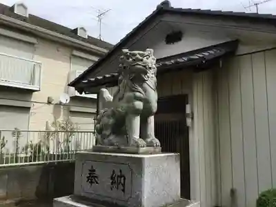 別雷神社稲荷神社の狛犬