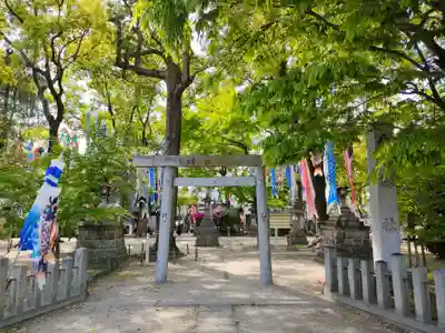 長良八劔社の鳥居