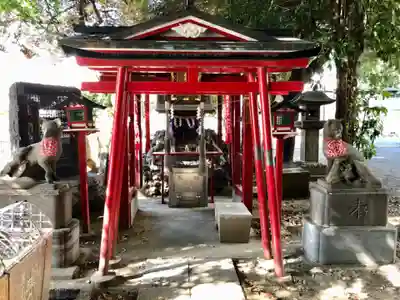 花園神社の鳥居