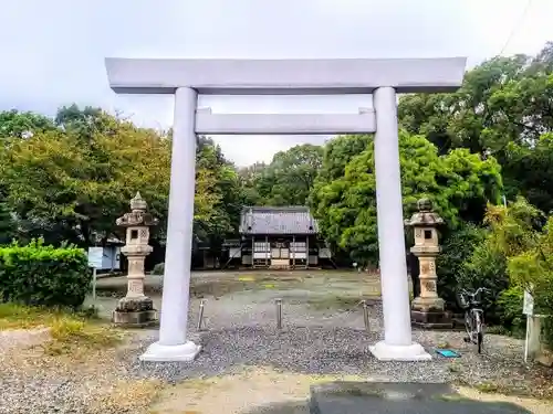 神明社（上和会神明社）の鳥居