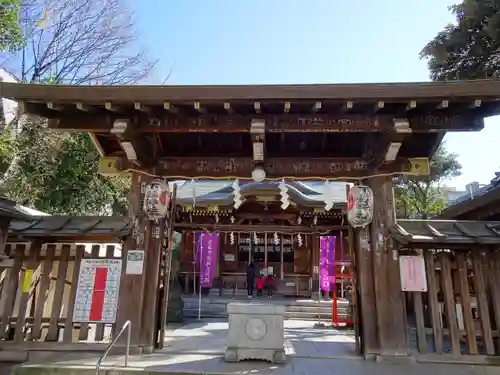 下谷神社の山門・神門