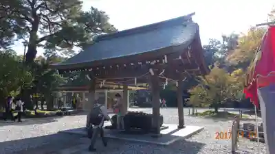 尾山神社の手水舎