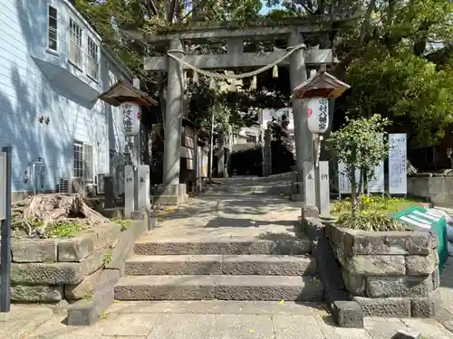 中村八幡宮の鳥居