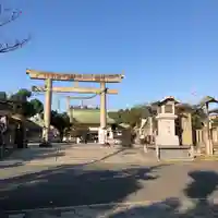 難波大社 生國魂神社の鳥居