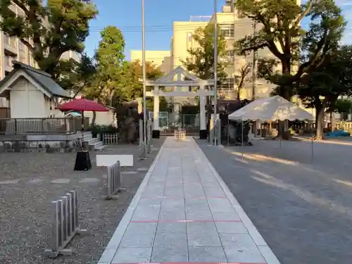 お三の宮日枝神社の鳥居