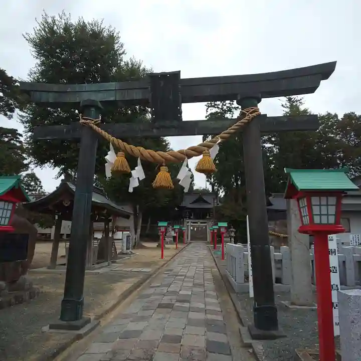 下野國一社八幡宮の鳥居