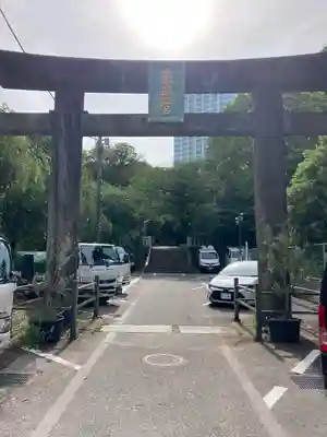 芝東照宮の鳥居