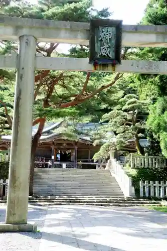 函館八幡宮の鳥居