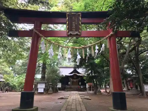 氷川女體神社の鳥居