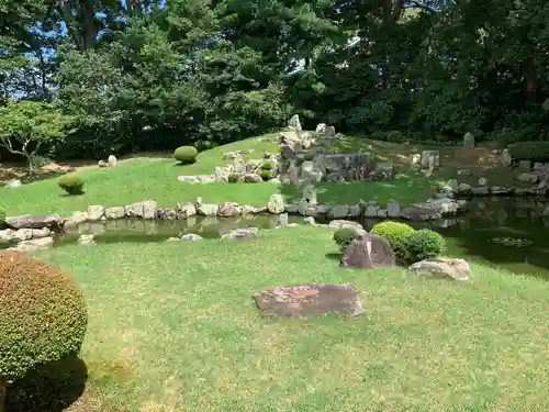 萬福寺の庭園