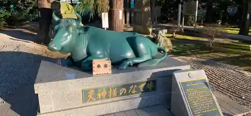 朝日森天満宮の狛犬