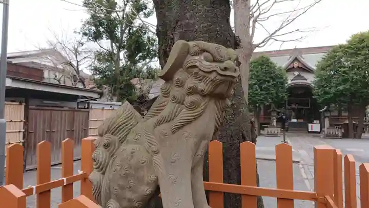 嶺御嶽神社の狛犬