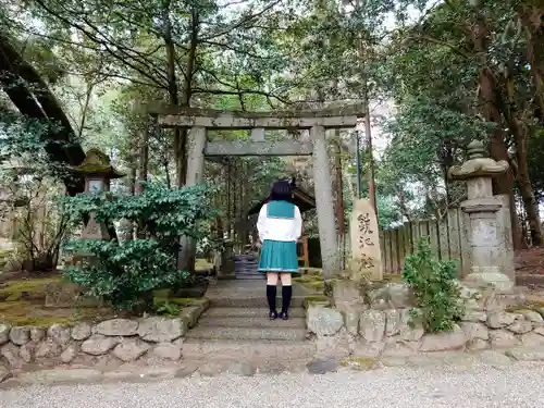 積田神社の鳥居