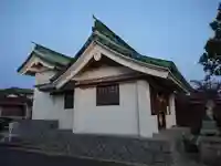 社口社の本殿・本堂