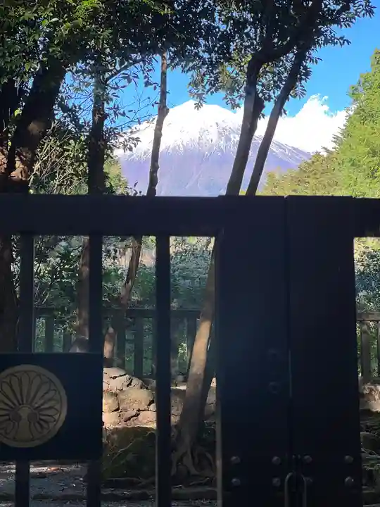 山宮浅間神社の景色