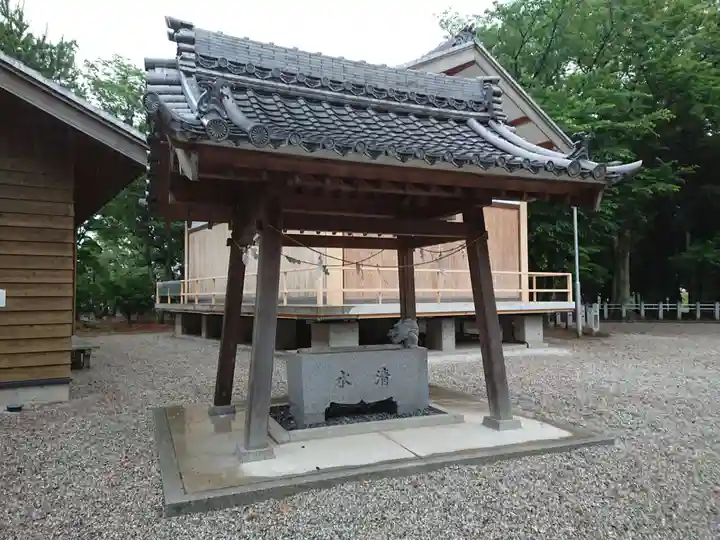 東端八劔神社の手水舎