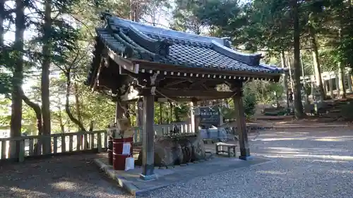 白山神社の手水