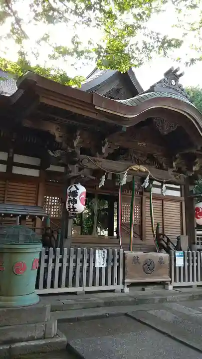滝野川八幡神社の本殿・本堂