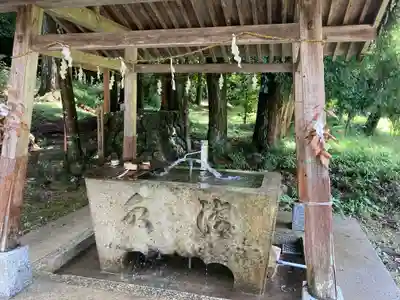 七社神明神社の手水舎
