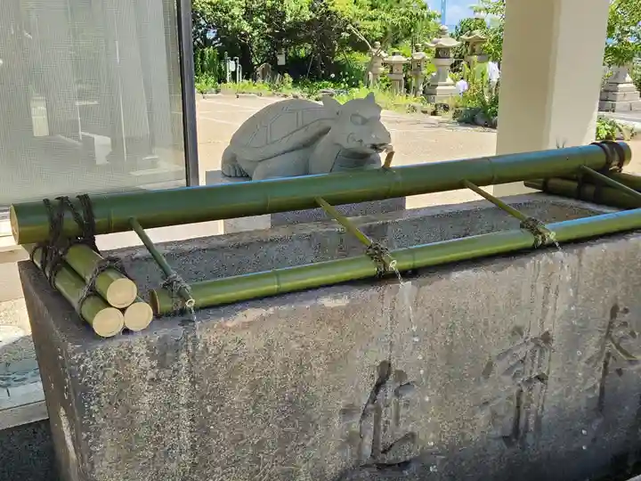 柿本神社の手水舎