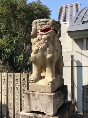 徳島眉山天神社の狛犬