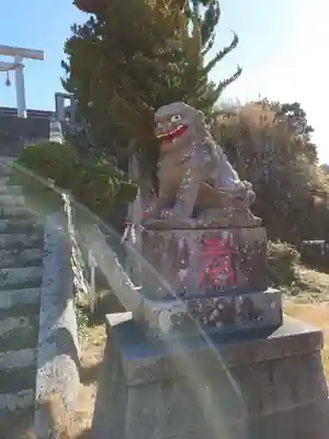 布良崎神社の狛犬