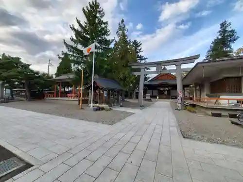 谷地八幡宮の鳥居