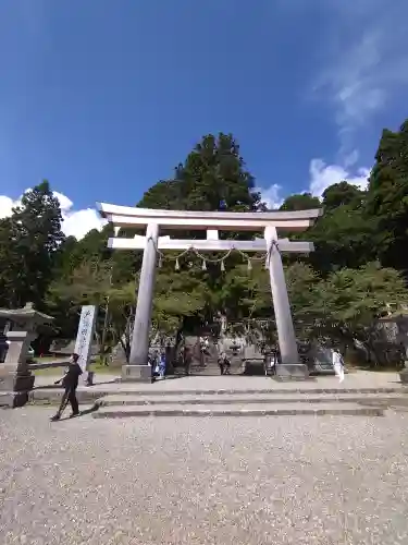 戸隠神社中社の鳥居