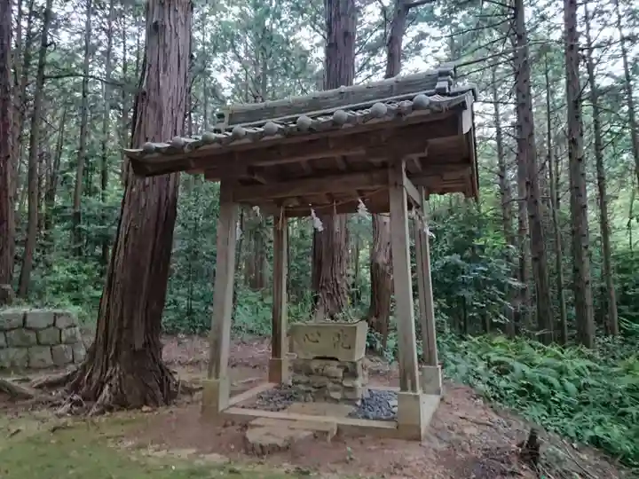 阿口社(赤坂町)の手水舎