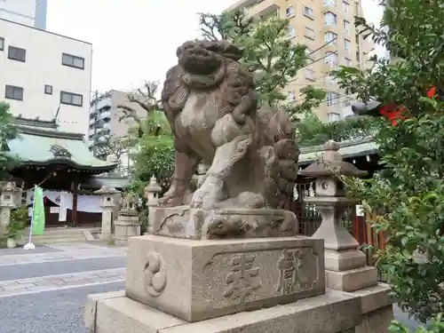 元祇園梛神社・隼神社の狛犬