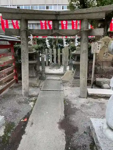 開口神社の鳥居