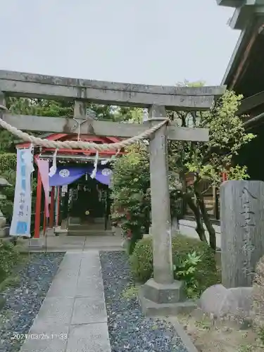 葛飾氷川神社の鳥居