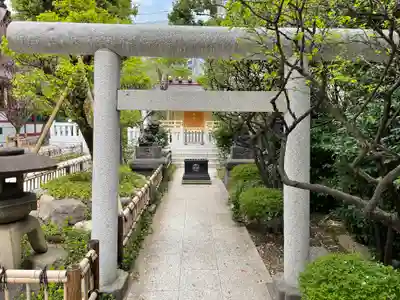 蒲田八幡神社の鳥居