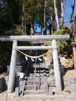 阿久津「田村神社」(郡山市阿久津町)旧社名:伊豆箱根三嶋三社の鳥居