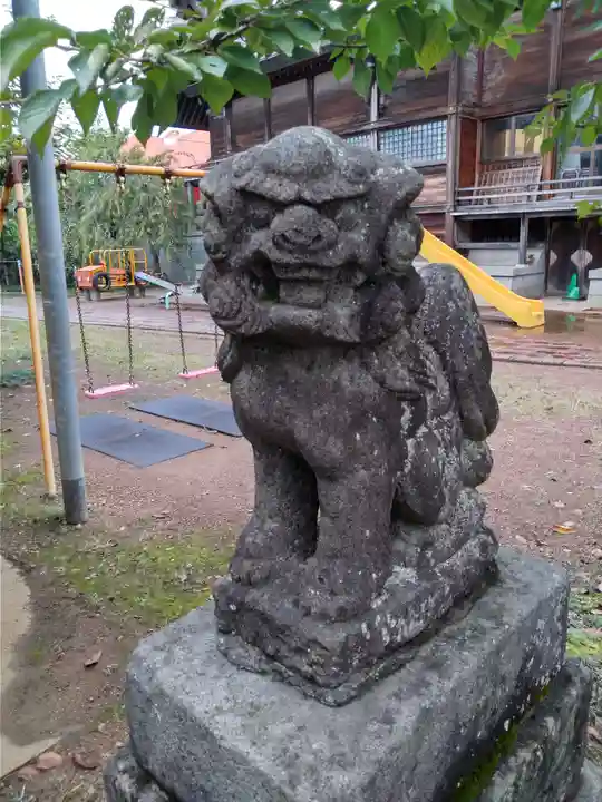 一ノ木戸神明宮の狛犬