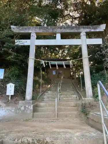 鉢形鷲神社の鳥居