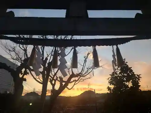 横浜御嶽神社の景色