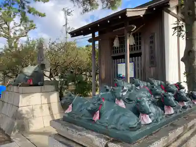 綱敷天満宮の狛犬