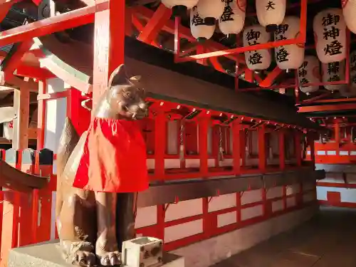 諏訪神社・諏訪山稲荷神社の狛犬