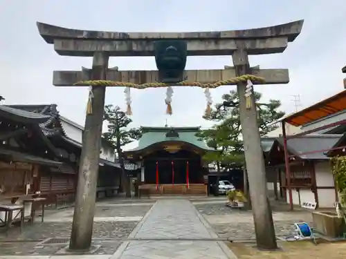 京都ゑびす神社の鳥居