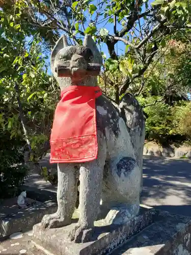 開成山大神宮の狛犬