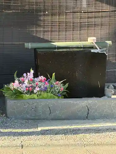 上尾御嶽神社の手水舎