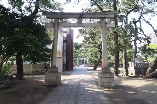 平塚三嶋神社の鳥居