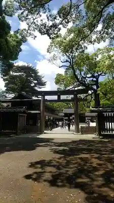 明治神宮の鳥居