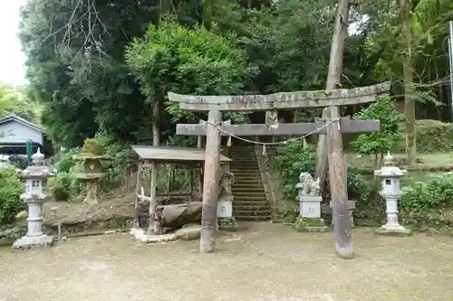 龍間神社の鳥居